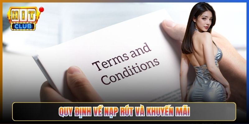 Quy Định Về Nạp Rút Và Khuyến Mãi